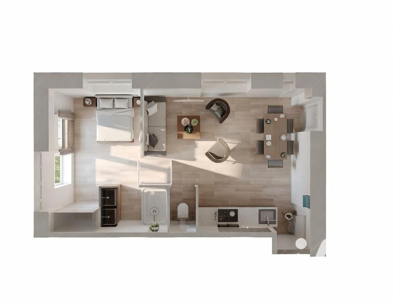 Appartement - 31 m² - 2 pièces