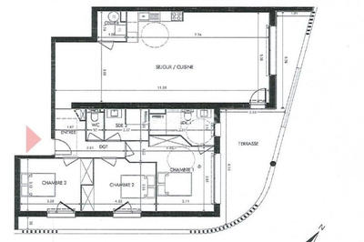 Appartement - 115 m² - 4 pièces