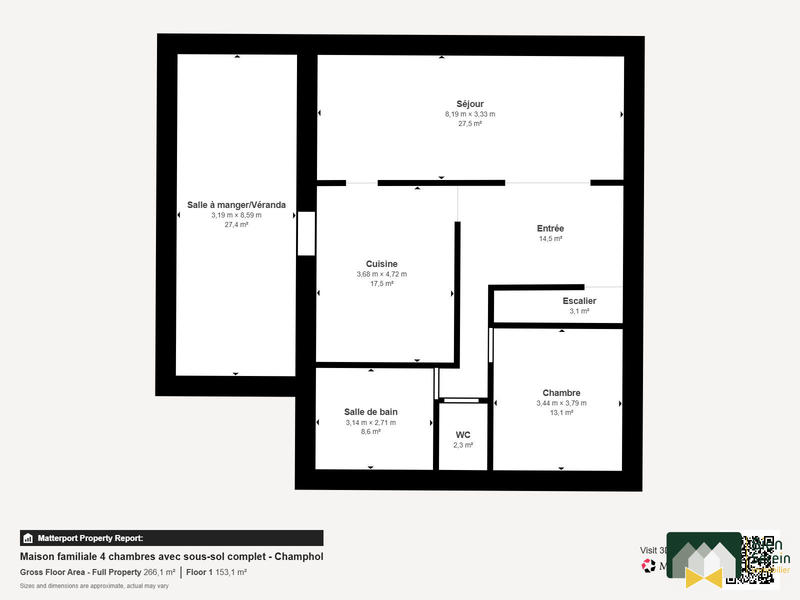 Maison - 193 m² - 6 pièces