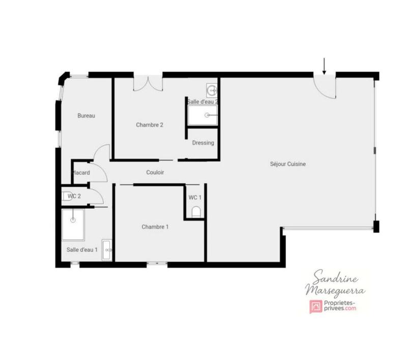 Maison - 96 m² - 3 pièces