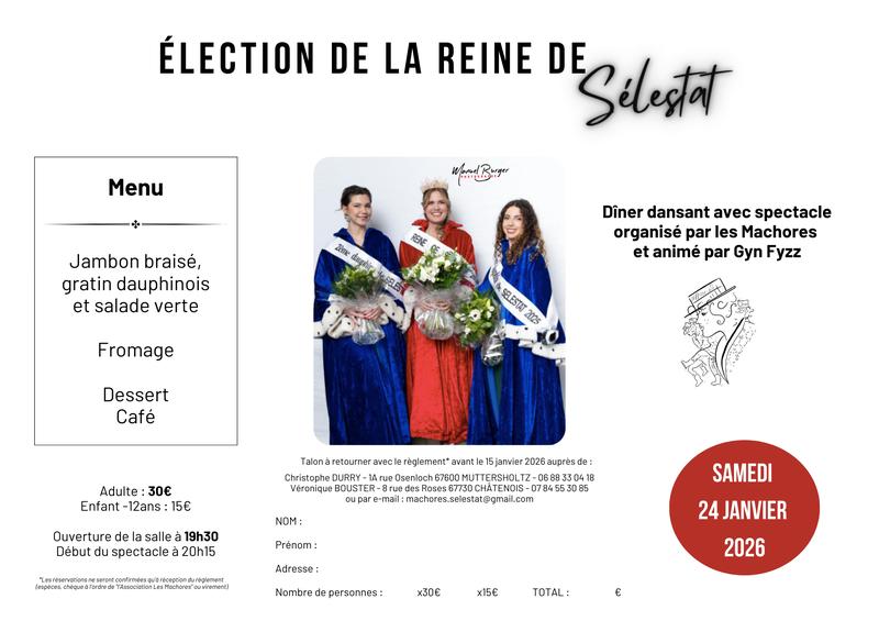 Election de la reine 2026 de Sélestat