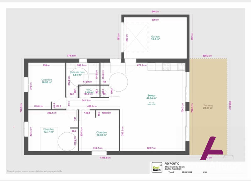 Maison - 85 m² - 4 pièces