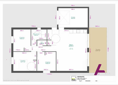 Maison - 85 m² - 4 pièces