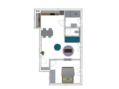 Appartement - 45 m² - 2 pièces