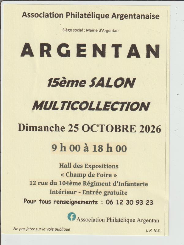 Salon multicollections argentan