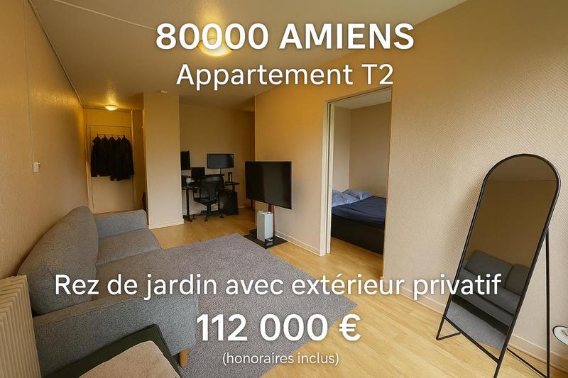 Appartement - 33 m² - 2 pièces