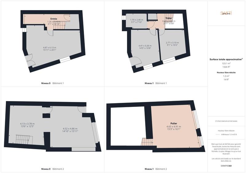 Maison - 120 m² - 4 pièces