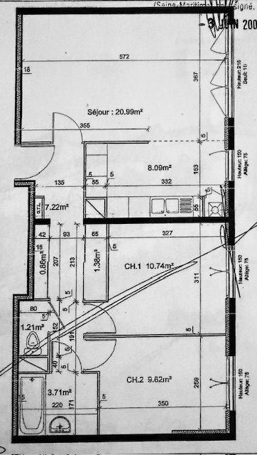 Appartement - 64 m² - 3 pièces