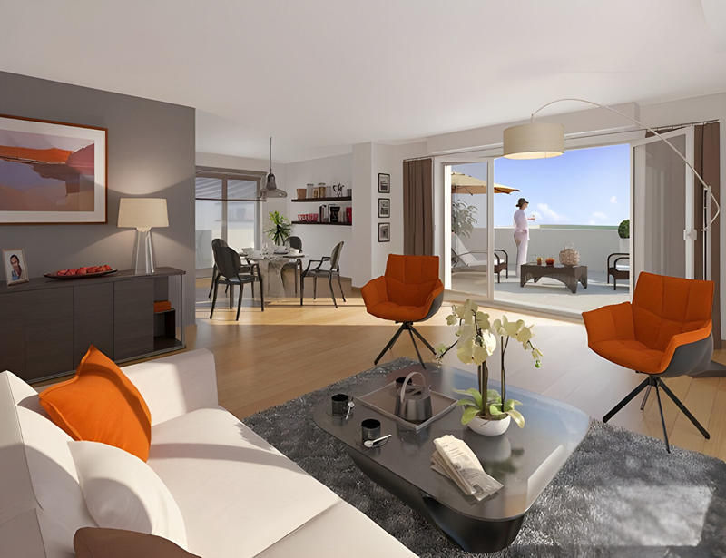 Appartement - 85 m² - 4 pièces