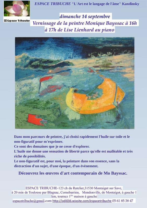 Exposition Peintures : Monique Bayssac