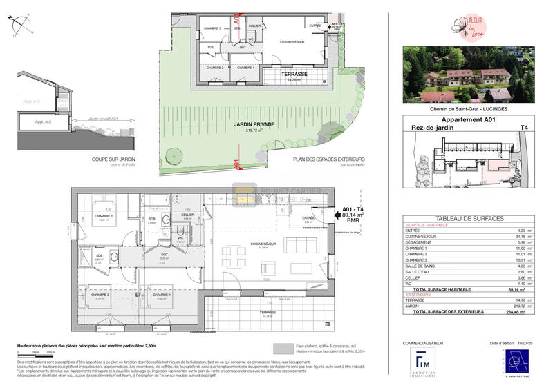 Appartement - 89 m² - 4 pièces