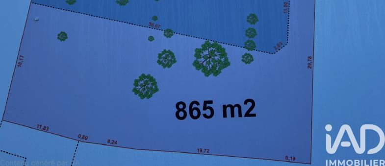 Terrain - 865 m²