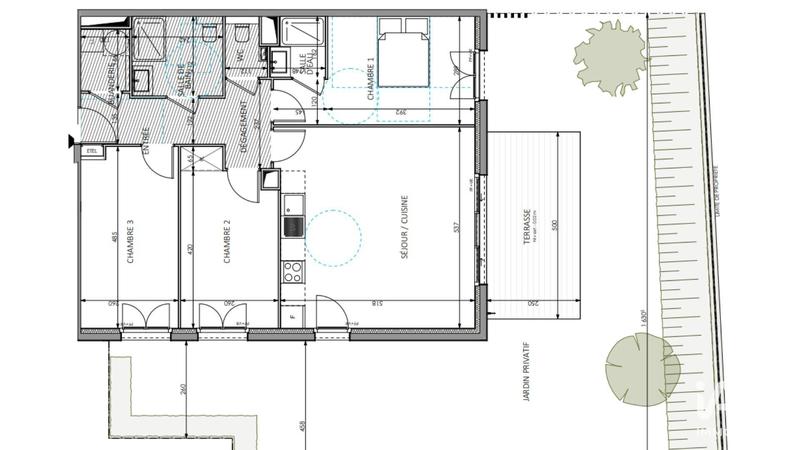 Appartement - 83 m² - 4 pièces