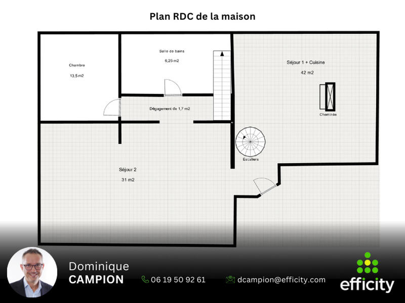 Maison - 197 m² - 7 pièces