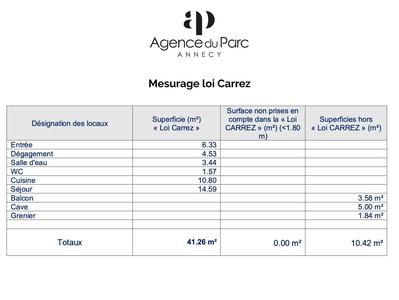 Appartement - 41 m² - 1 pièce