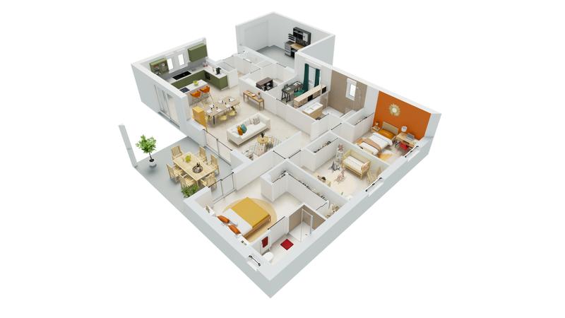 Maison - 116 m² - 5 pièces