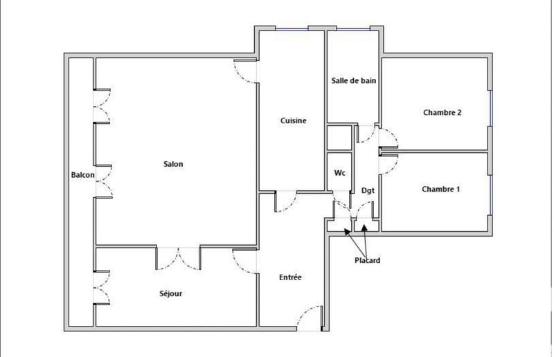 Appartement - 94 m² - 4 pièces