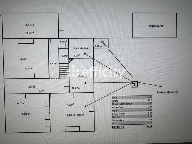 Maison - 138 m² - 8 pièces