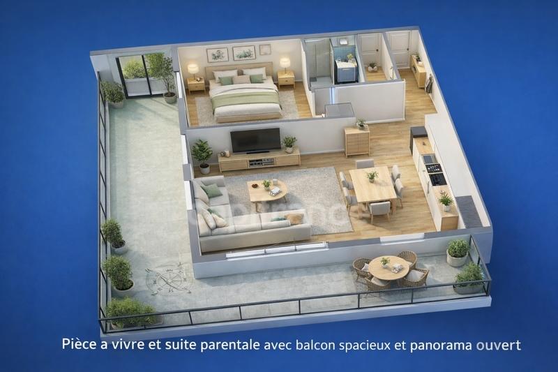 Appartement - 83 m² - 4 pièces