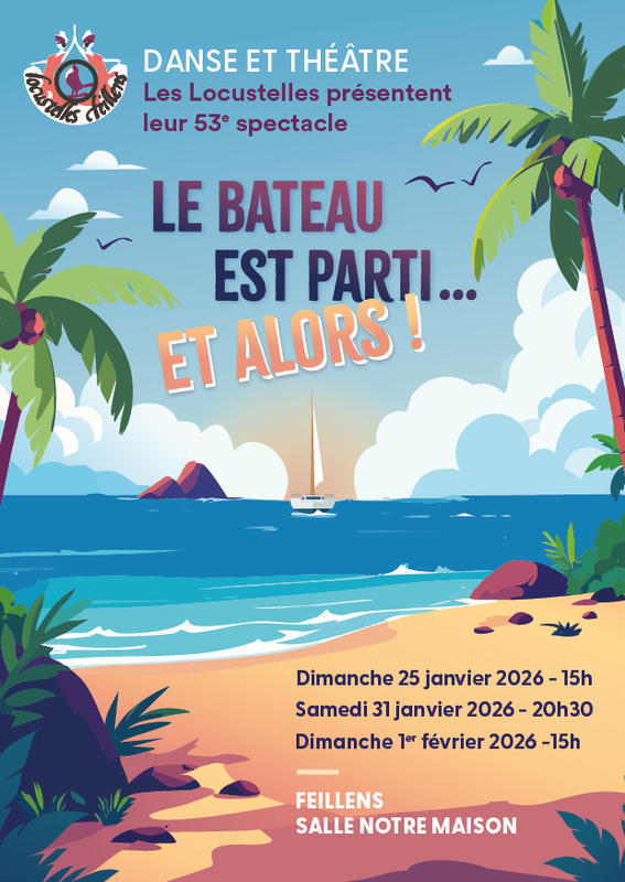 53e Spectacle de danse et théâtre des Locustelles - "le bateau est parti ... et alors !"