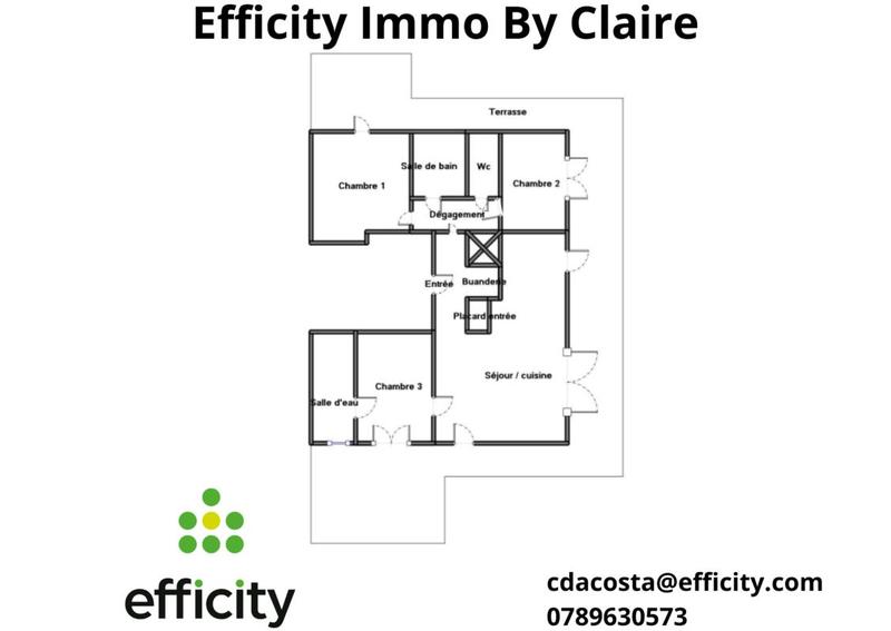 Appartement - 86 m² - 4 pièces