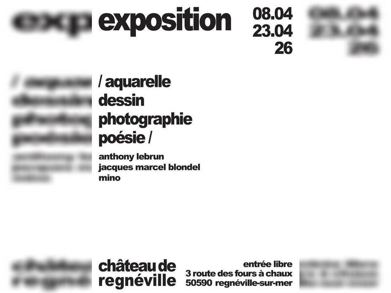 Exposition au Château de regnéville-Sur-Mer