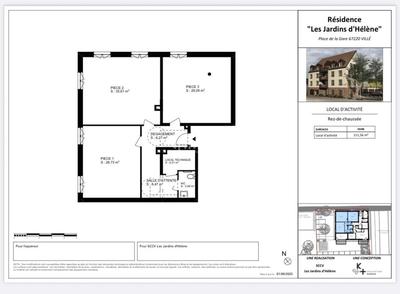 Local commercial - 115 m² - 1 pièce