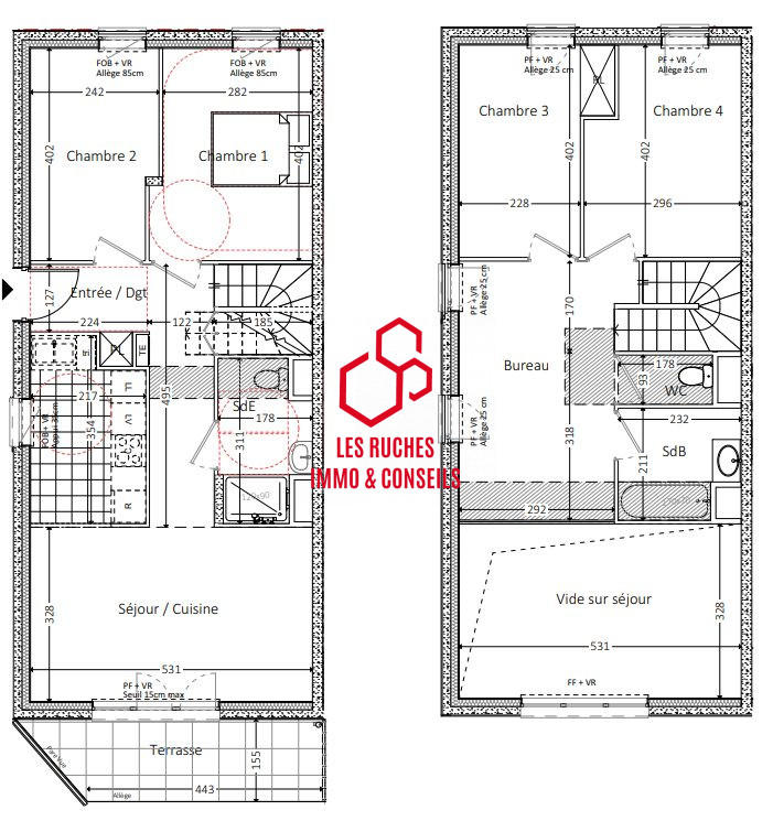 Appartement - 101 m² - 5 pièces