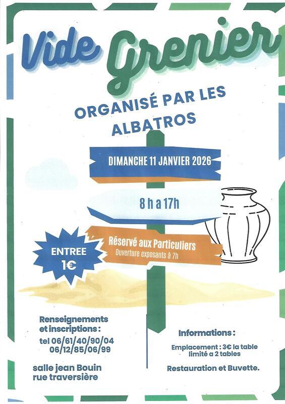 Vide grenier des albatros