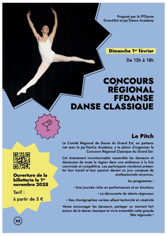 Concours régional FFDance Danse classique