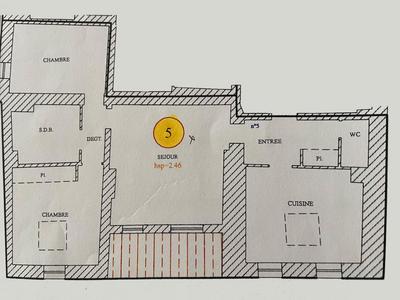 Appartement - 74 m² - 3 pièces