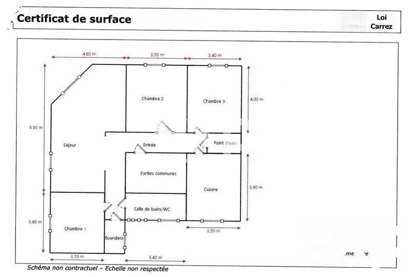 Appartement - 112 m² - 4 pièces