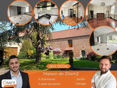 Maison - 204 m² - 8 pièces