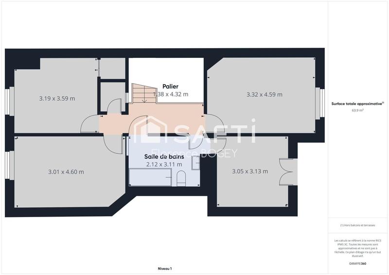 Maison - 120 m² - 6 pièces