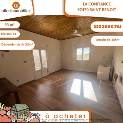 Maison - 93 m² - 3 pièces