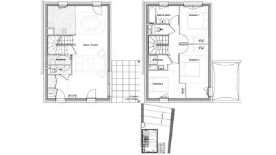 Maison - 90 m² - 4 pièces