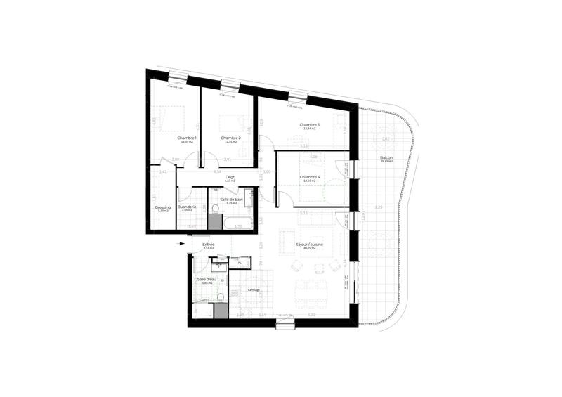 Appartement - 122 m² - 5 pièces