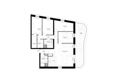 Appartement - 122 m² - 5 pièces
