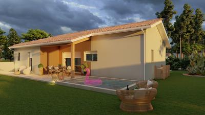 Maison - 90 m² - 5 pièces