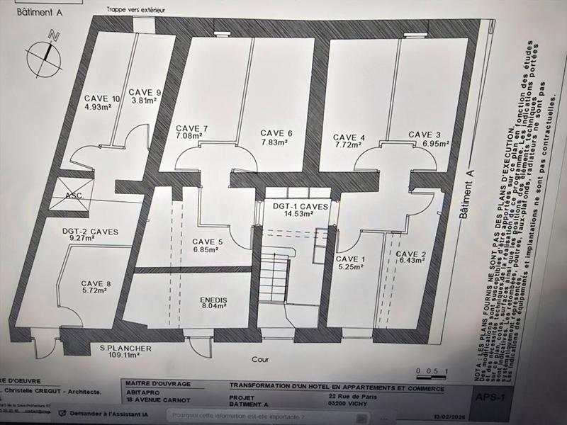 Appartement - 26 m² - 2 pièces
