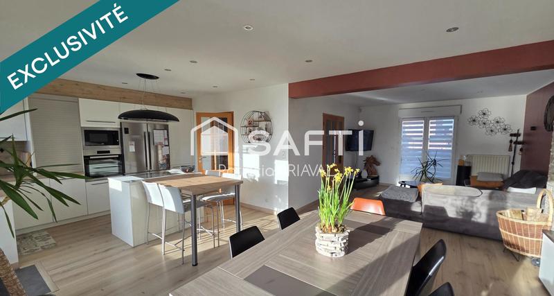 Maison - 122 m² - 8 pièces