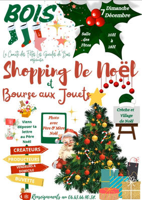 Bourse aux jouets - shopping de noël