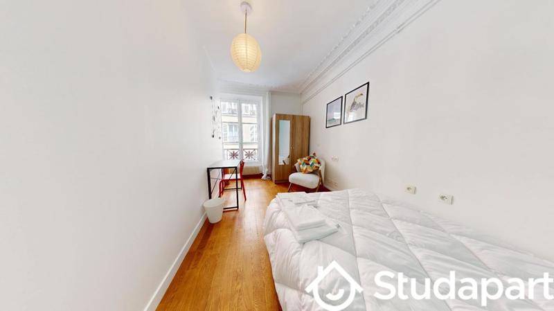 Chambre - 12 m² - 1 pièce