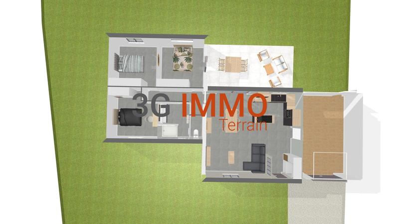 Terrain constructible - 1 001 m²