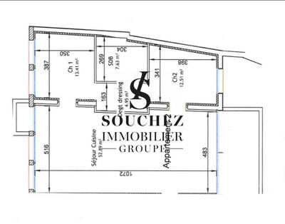 Appartement - 91 m² - 4 pièces