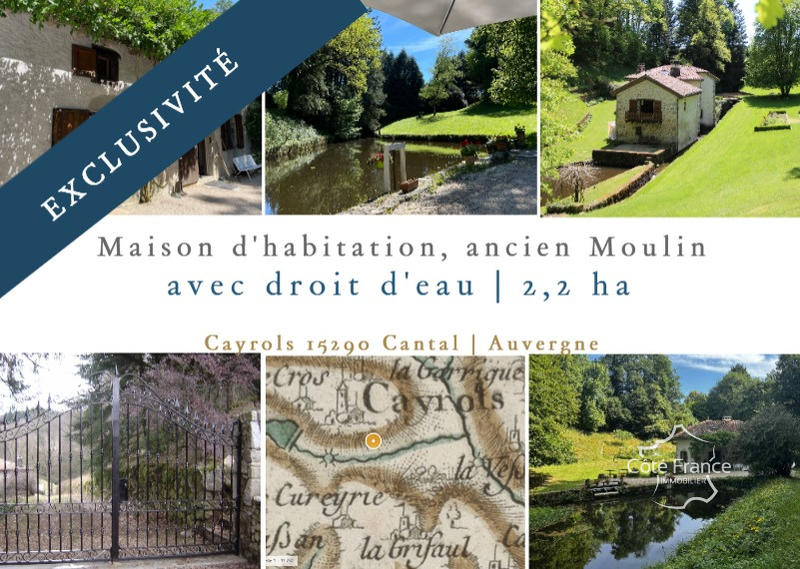 Moulin - 209 m² - 7 pièces