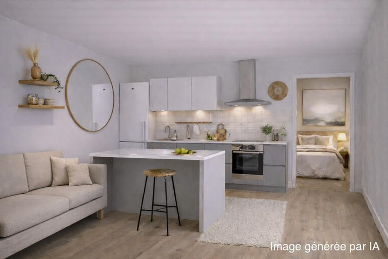 Appartement - 40 m² - 2 pièces