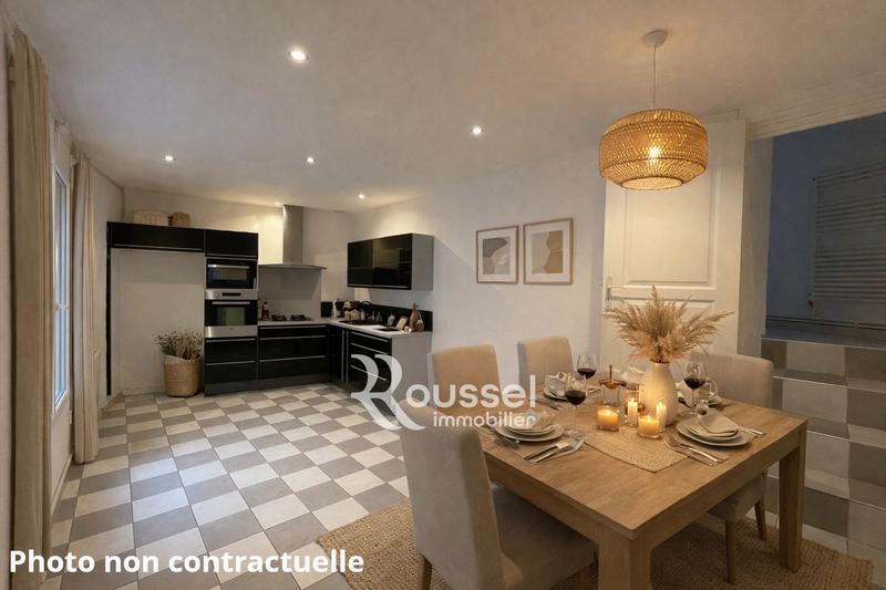 Maison de village - 90 m² - 4 pièces