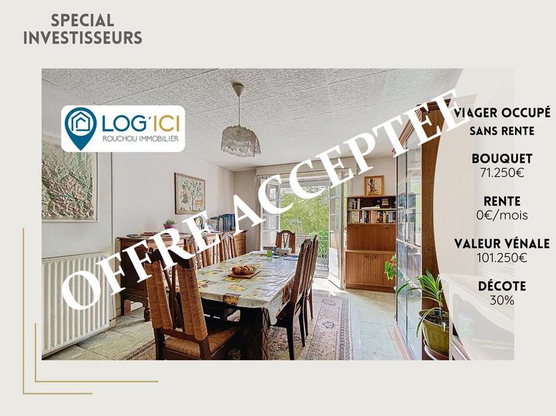 Viager - Appartement - 53 m² - 3 pièces