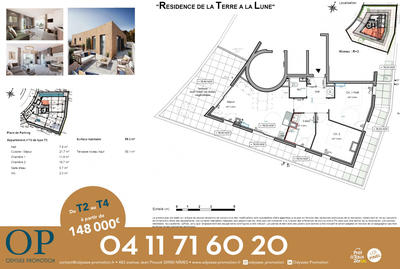 Appartement - 60 m² - 3 pièces